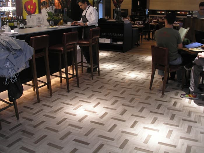 Restaurant — Herringbone Tiles