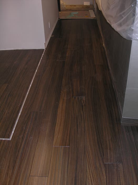 Zebra Wood Restaurant Floor